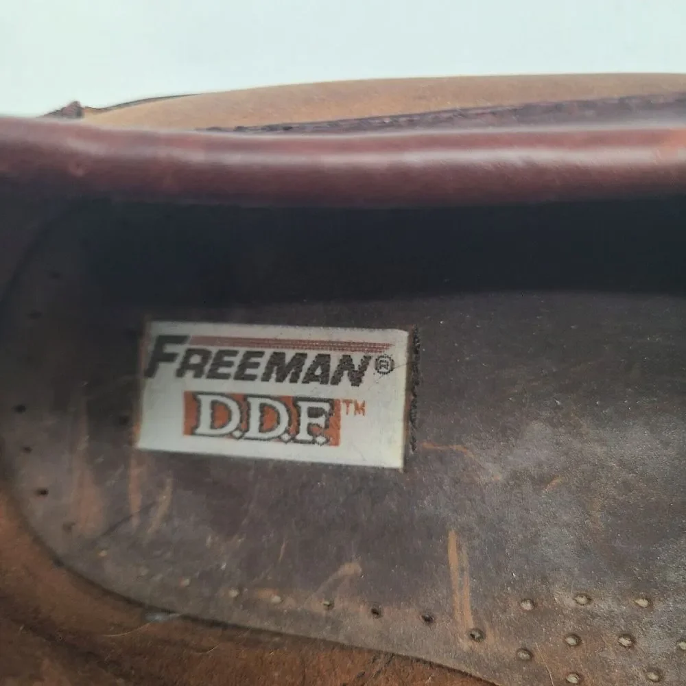 Freeman DDF Shoes Men’s Size 12W Paul‎ Kiltie Tassles Loafer Two Tone Brown